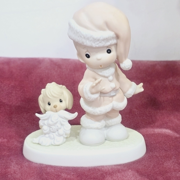 Precious Moments 1992 Wishing You A Ho Ho Ho - Picture 3 of 10